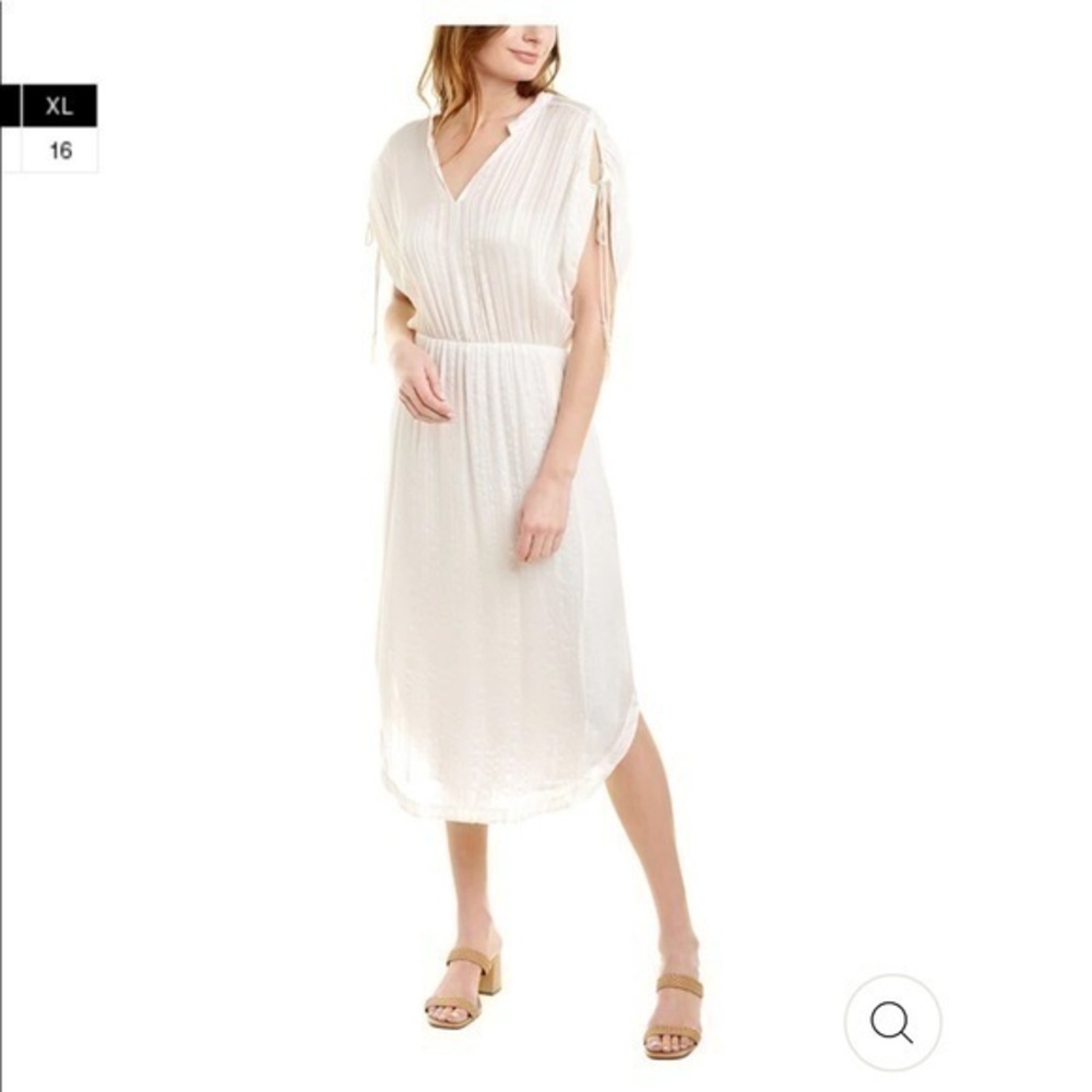 BURNING TORCH CHATEAU SILK DRESS in Multicolor pattern